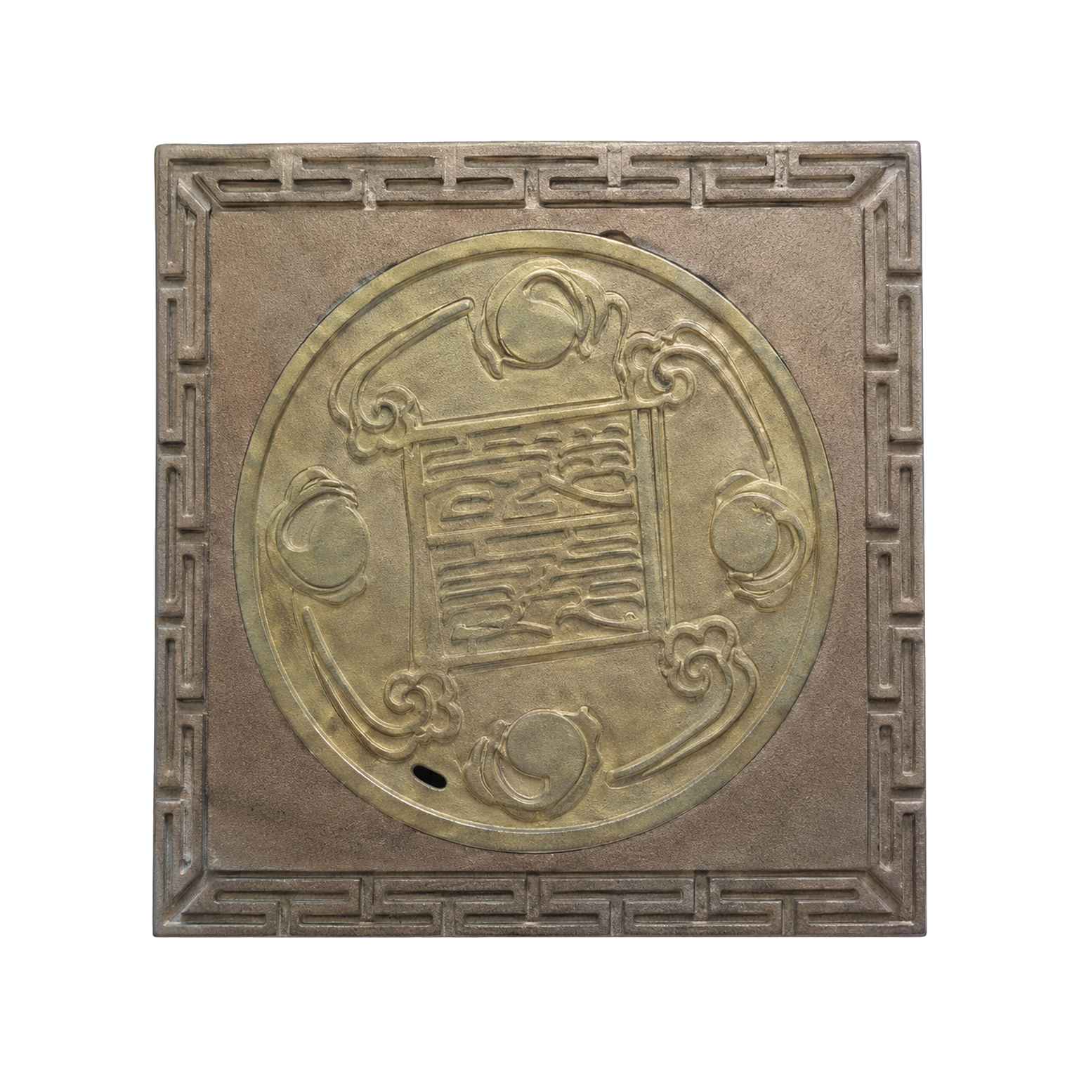 ChenXing custom square manhole cover on white background