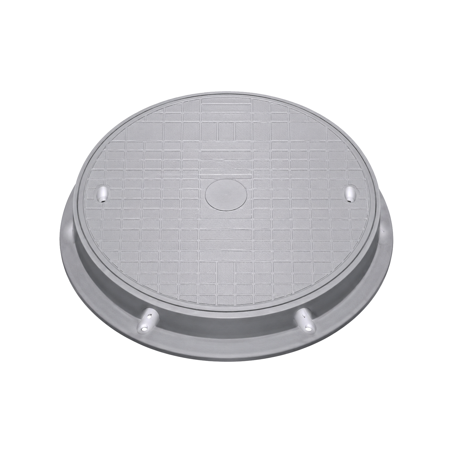 ChenXing JG-0712 Resin Manhole Cover white background product image JG-0712