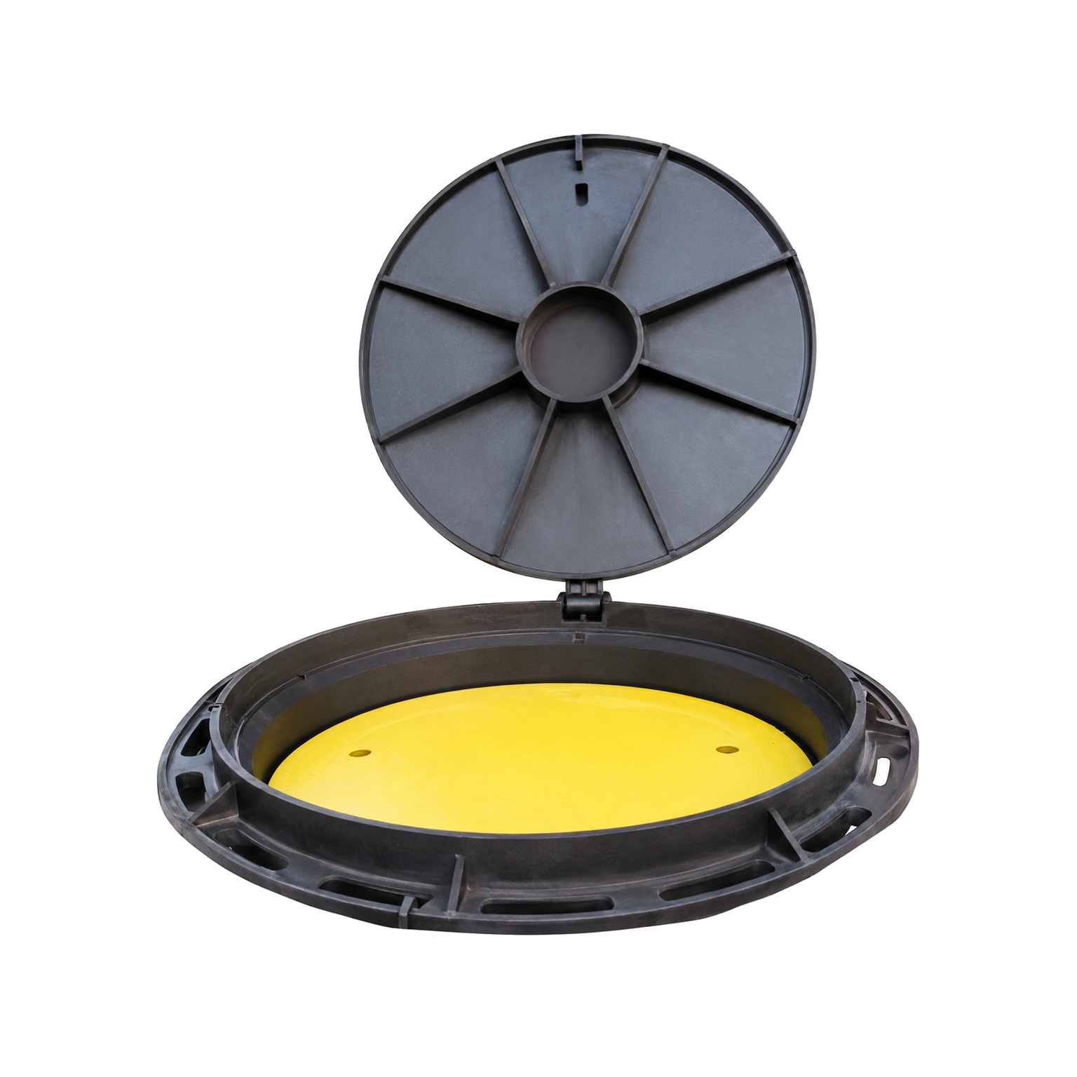 ChenXing JG-0210 Ductile Iron Manhole Cover white background product image JG-0210