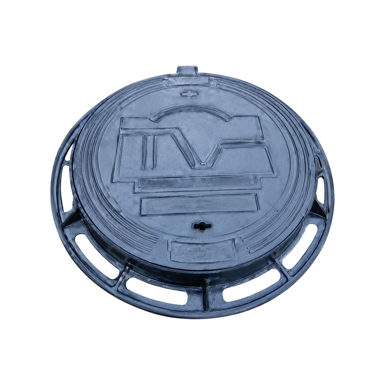 ChenXing JG-0213 Ductile Iron Manhole Cover white background product image JG-0213