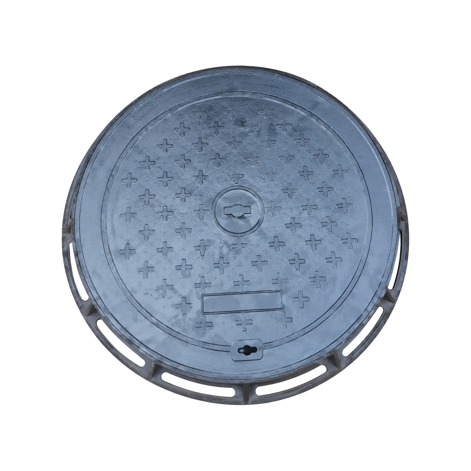 ChenXing JG-0216 Ductile Iron Manhole Cover white background product image JG-0216