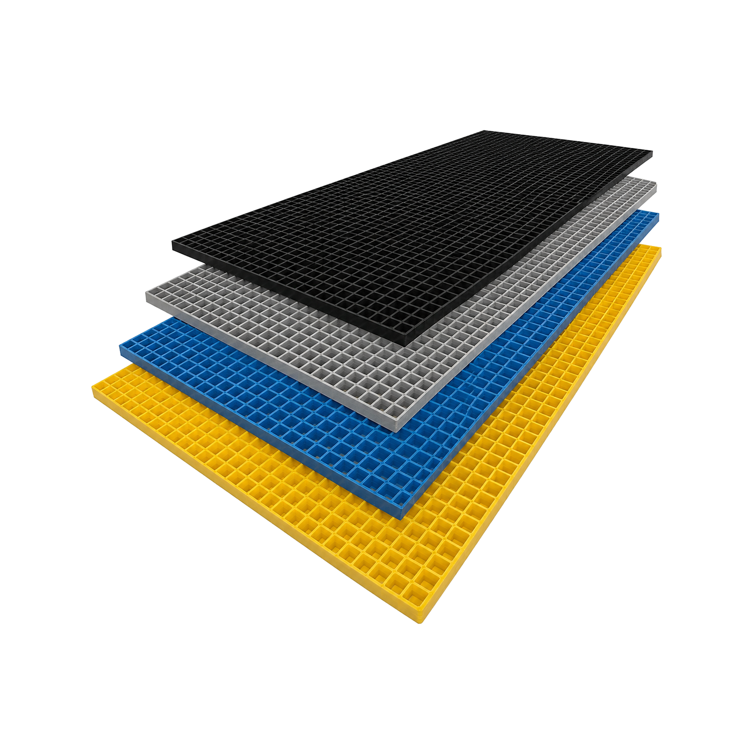 ChenXing GS-0812 FRP / Resin Drainage Grating white background product image GS-0812