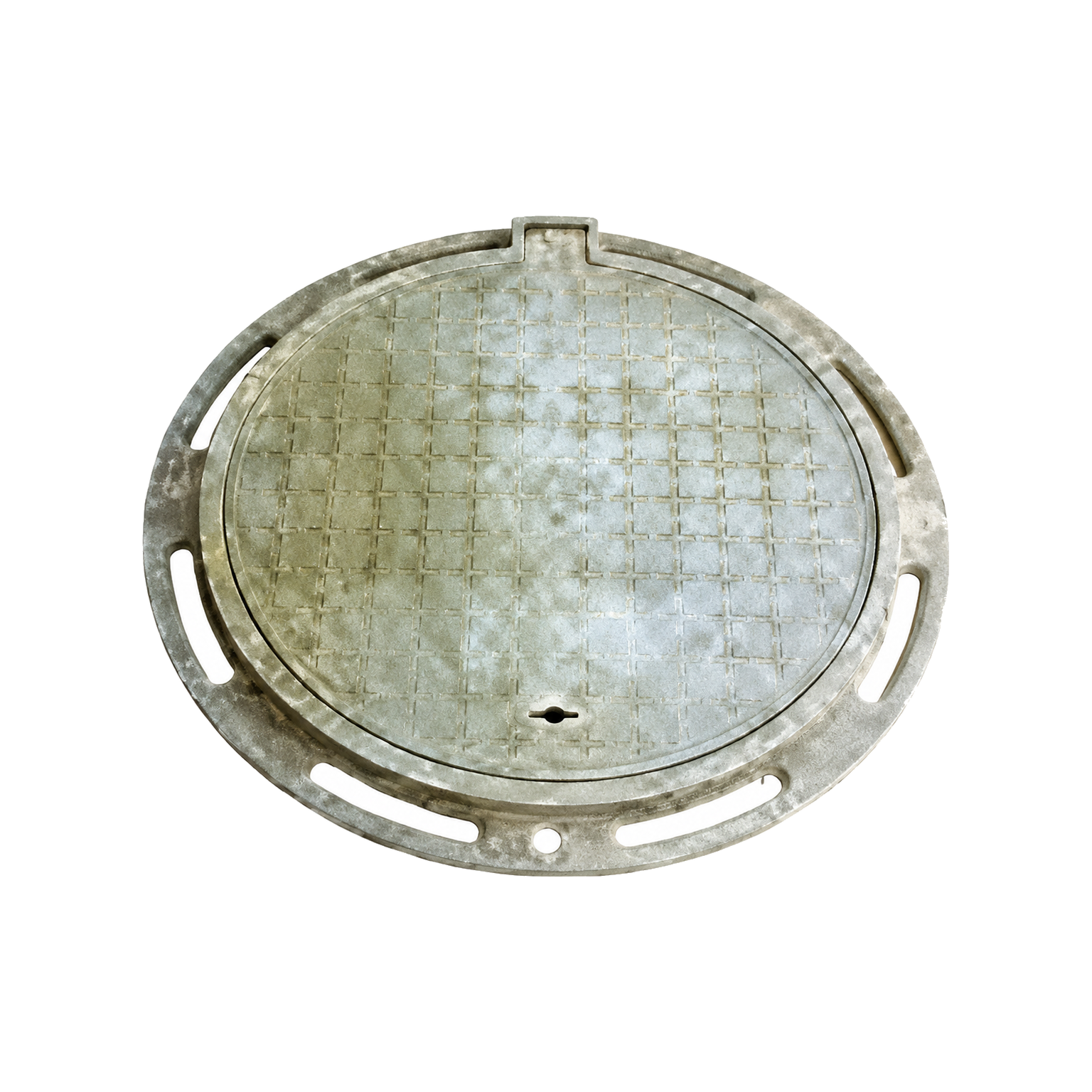 ChenXing JG-0308 Resin Manhole Cover white background product image JG-0308