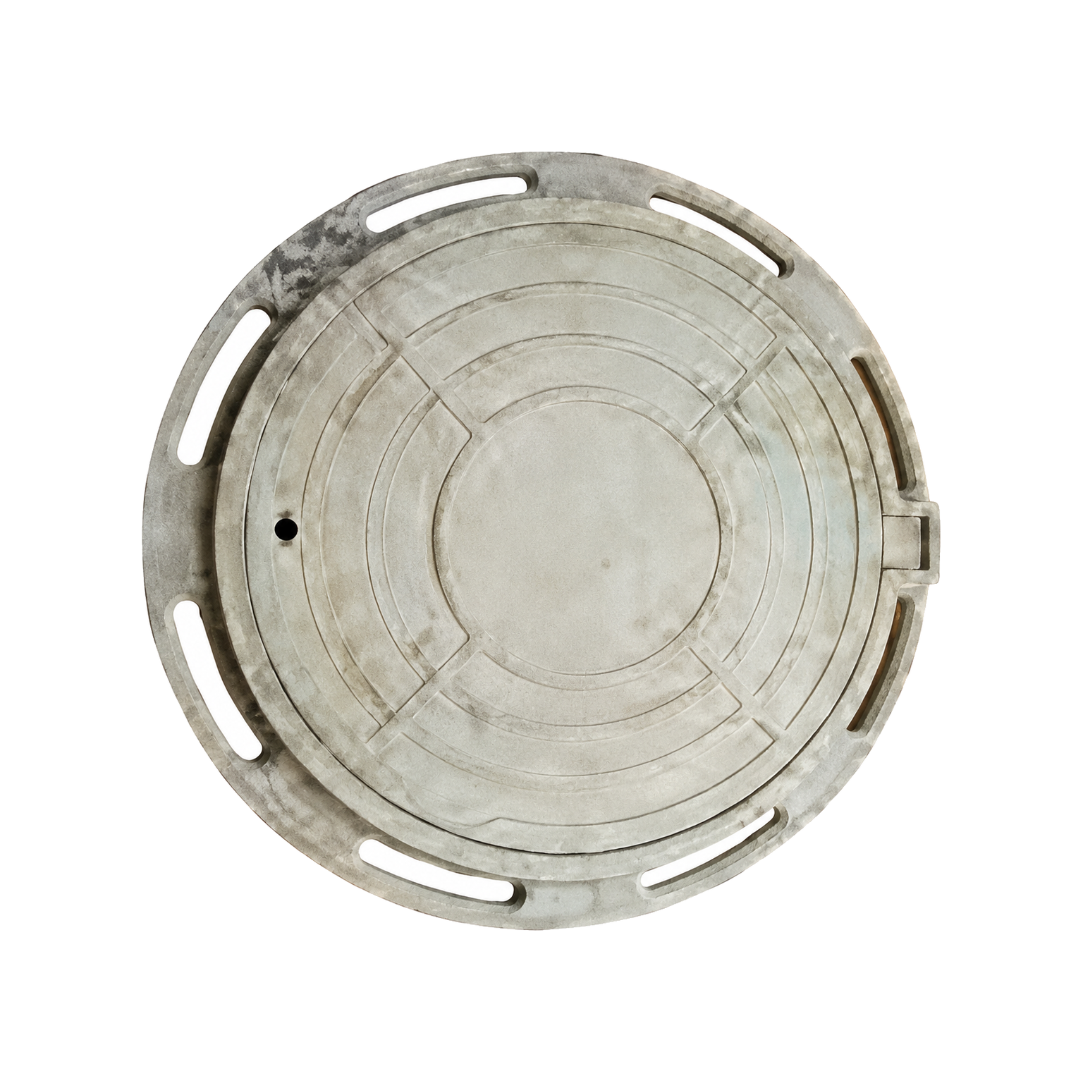 ChenXing JG-0310 Resin Manhole Cover white background product image JG-0310