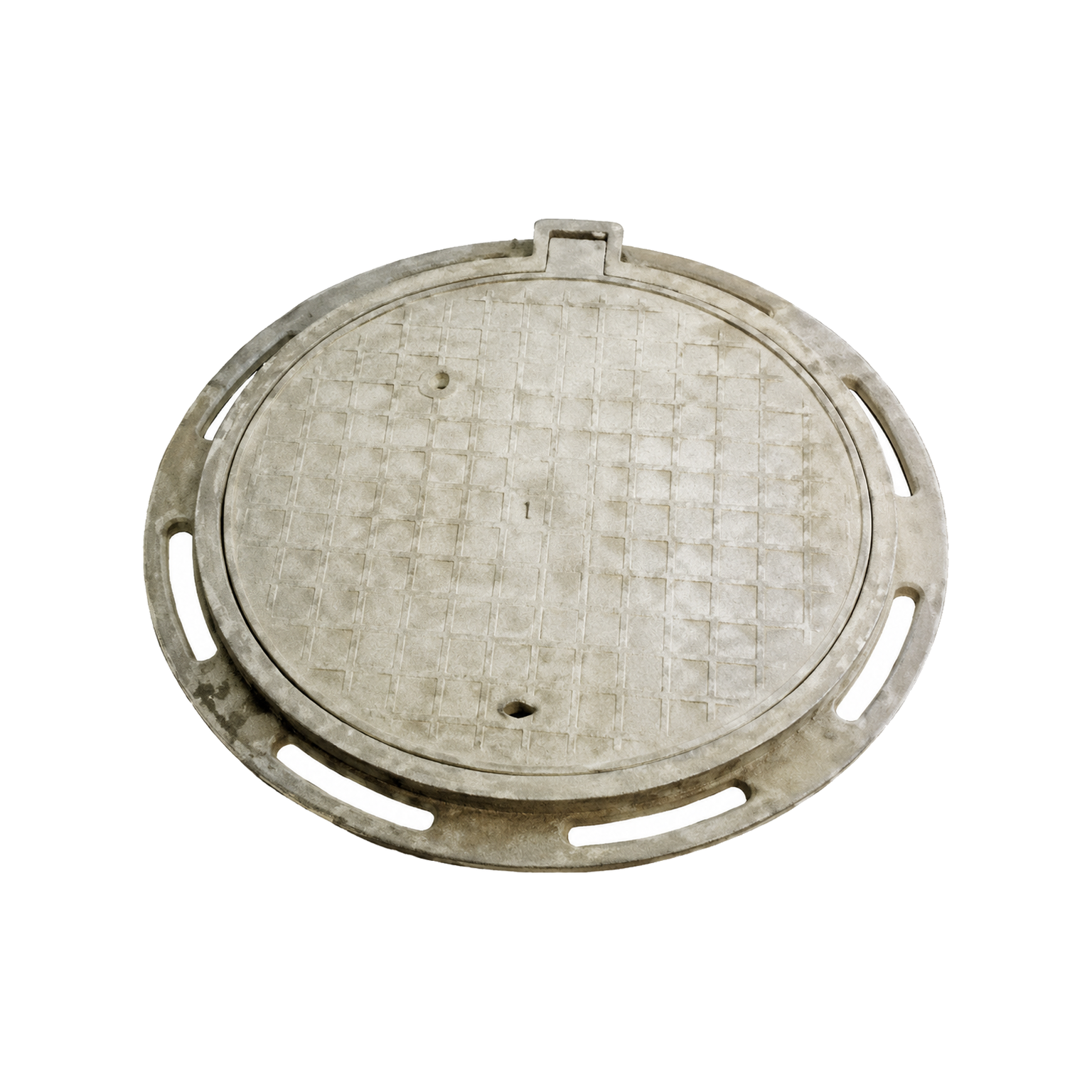 ChenXing JG-0309 Resin Manhole Cover white background product image JG-0309